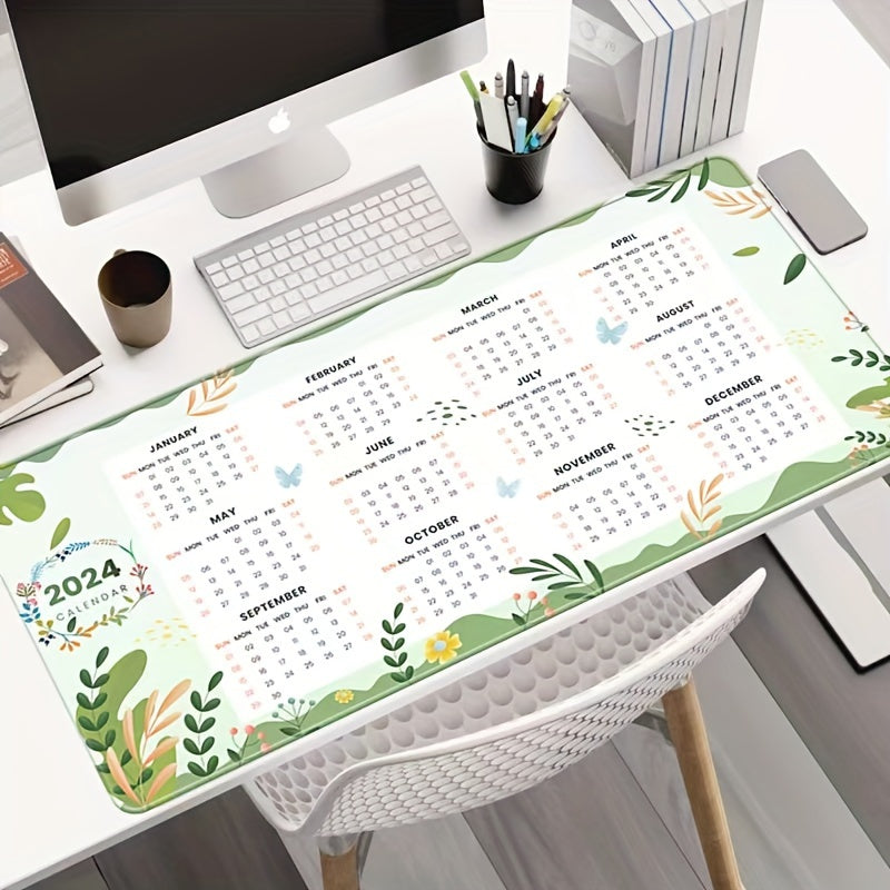 Cartoon Anime Mouse Pad Calendar Waterproof Anti-Slip Spring Style