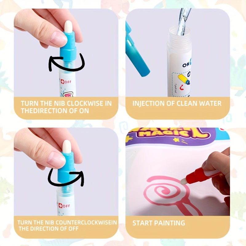 Watercolor Painting Kit for Kids 3-6 Years: Portable, Washable, Non Toxic