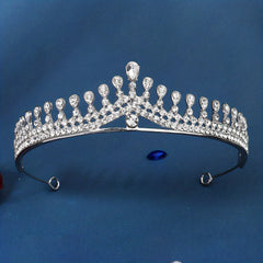 Rhinestone Headband Princess Crown Tiara Hair Accessories