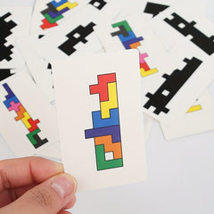 Shadow Guessing Game Balance Building Blocks Puzzle Toy
