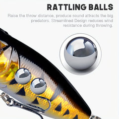 1pc Topwater Popper Bass Crankbait 6 12g Fishing Lure Wobblers Tackle