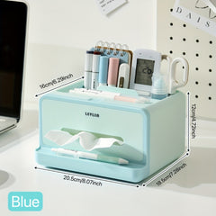 Functional Storage Box Macaron Office Desktop Shelf Mobile Phone Holder