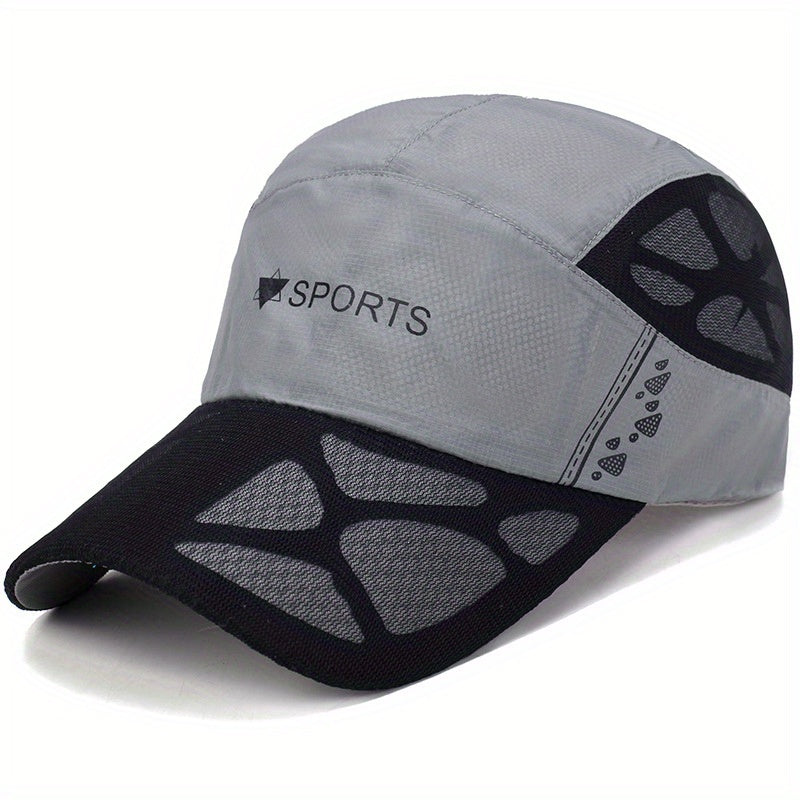 Mesh Breathable Sports Baseball Cap Quick Drying Sun Hat Lightweight