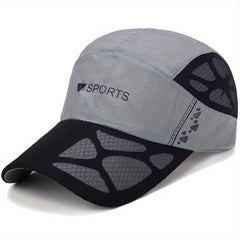 Mesh Breathable Sports Baseball Cap Quick Drying Sun Hat Lightweight