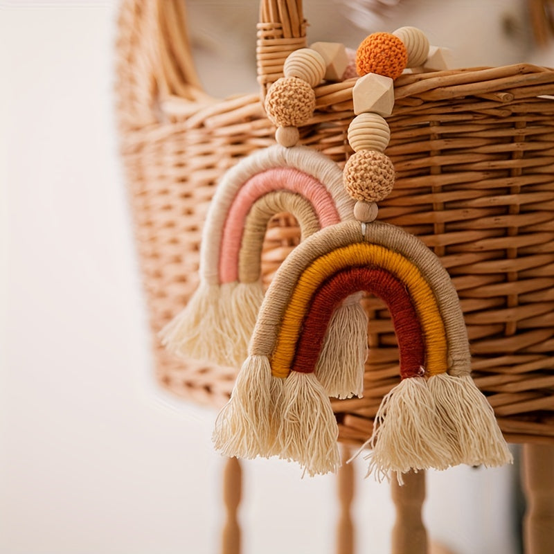 Cute Wind Chime Key Chain & Car Seat Toys for Baby Strollers