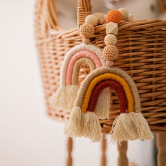 Cute Wind Chime Key Chain & Car Seat Toys for Baby Strollers