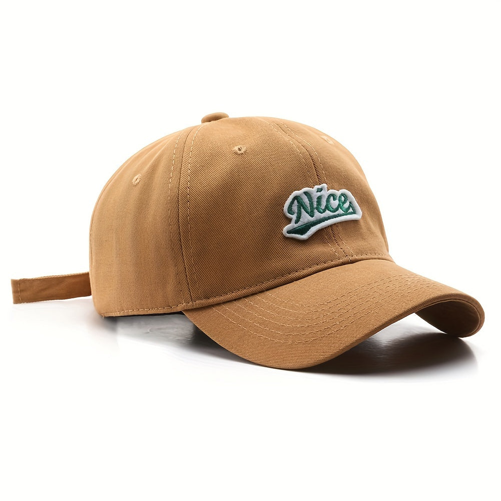Embroidery Label Baseball Cap Metal Buckle Adjustable Sports Hats
