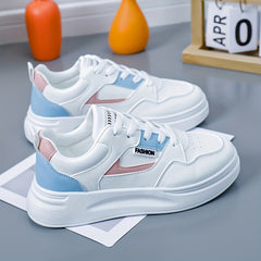 Women's Chunky Sneakers Anti Slip Sports Shoes Low Top Outdoor Skate Shoes