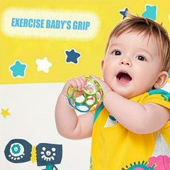 Baby Hand Grab Ball Rattle Toy for Early Grasping Skills
