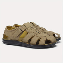 Men's Casual Solid Closed Toe Strap Sandals Outdoor Rubber Sole