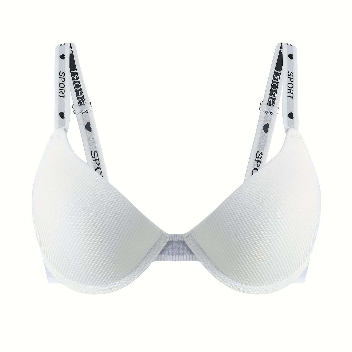 Letter Straps Push Up Bra Women's Lingerie & Underwear