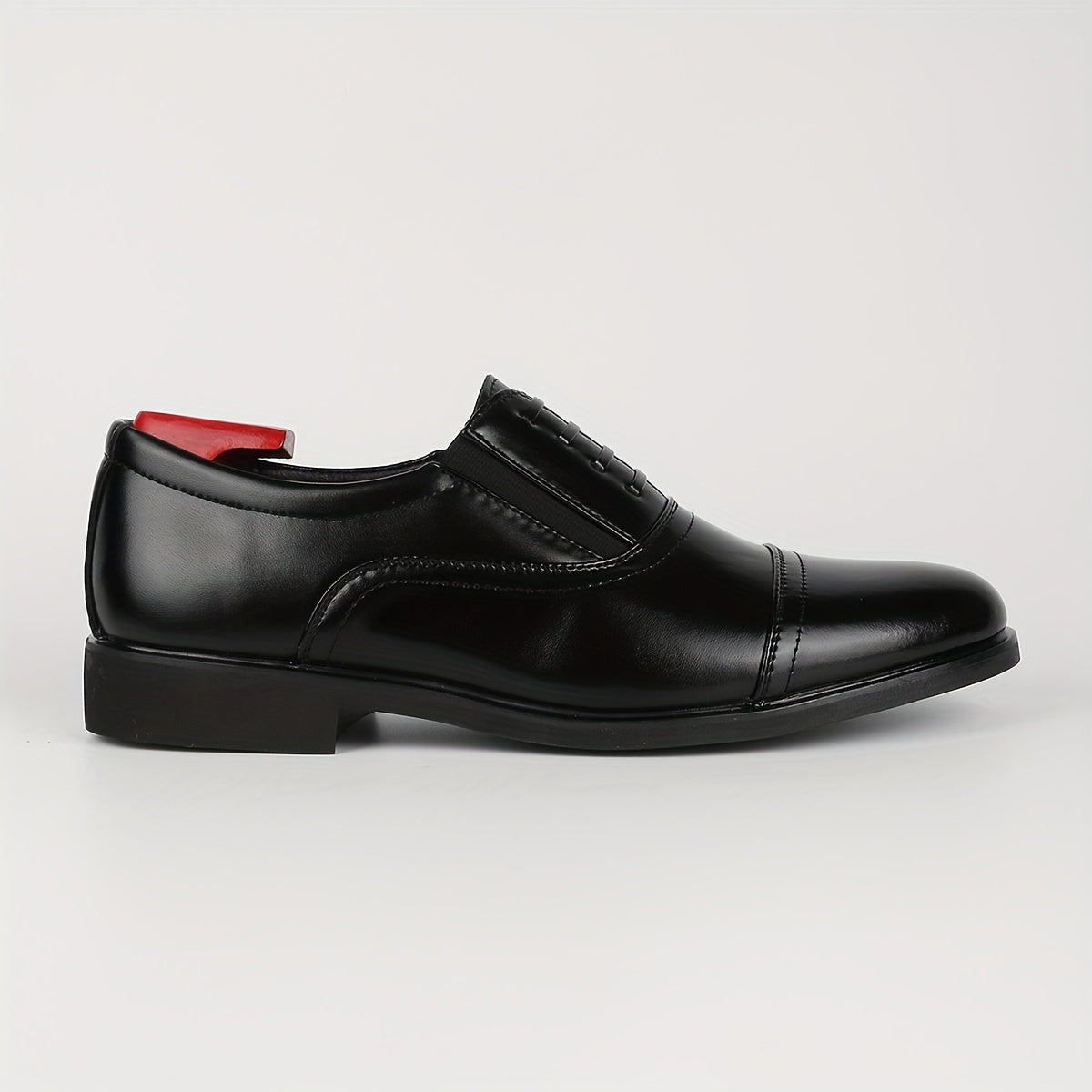 Men's Cap Toe Oxford Shoes Lace up Front Dress Shoes For Men Business Formal