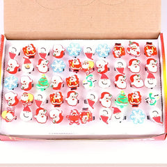 5pcs Christmas Glowing Rings Party Supplies