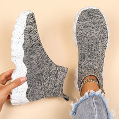 Women's Anti-slip Knit High Top Shoes