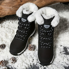 Women's Waterproof Winter Snow Boots Anti slip Warm Faux Fur Outdoor