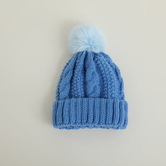 Plain Woolen Hat for Baby Boys and Girls