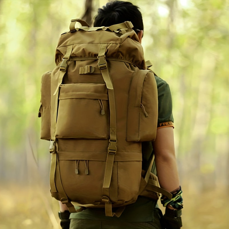 65L Men's Travel Backpack with Shoe Storage