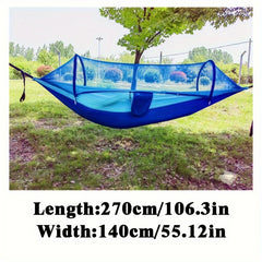 Outdoor Camping Hammock with Mosquito Net and Swing