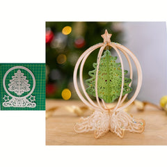 Christmas Series Metal Cutting Die - Christmas Tree Lanterns And Deer Molds