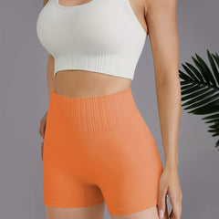 High Stretch Yoga Fitness Athletic Shorts for Women
