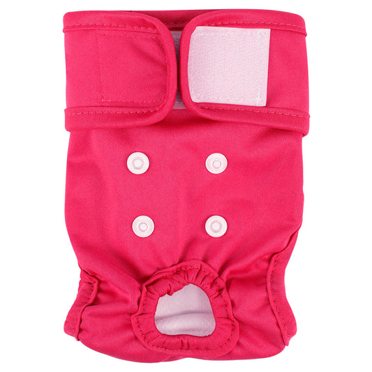Washable Female Dog Diapers Reusable Pet Diapers For Small Medium Dogs