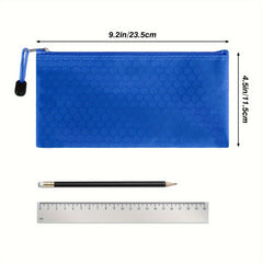 24 Pack Multicolored Waterproof A6 Zipper Pouch Organizers
