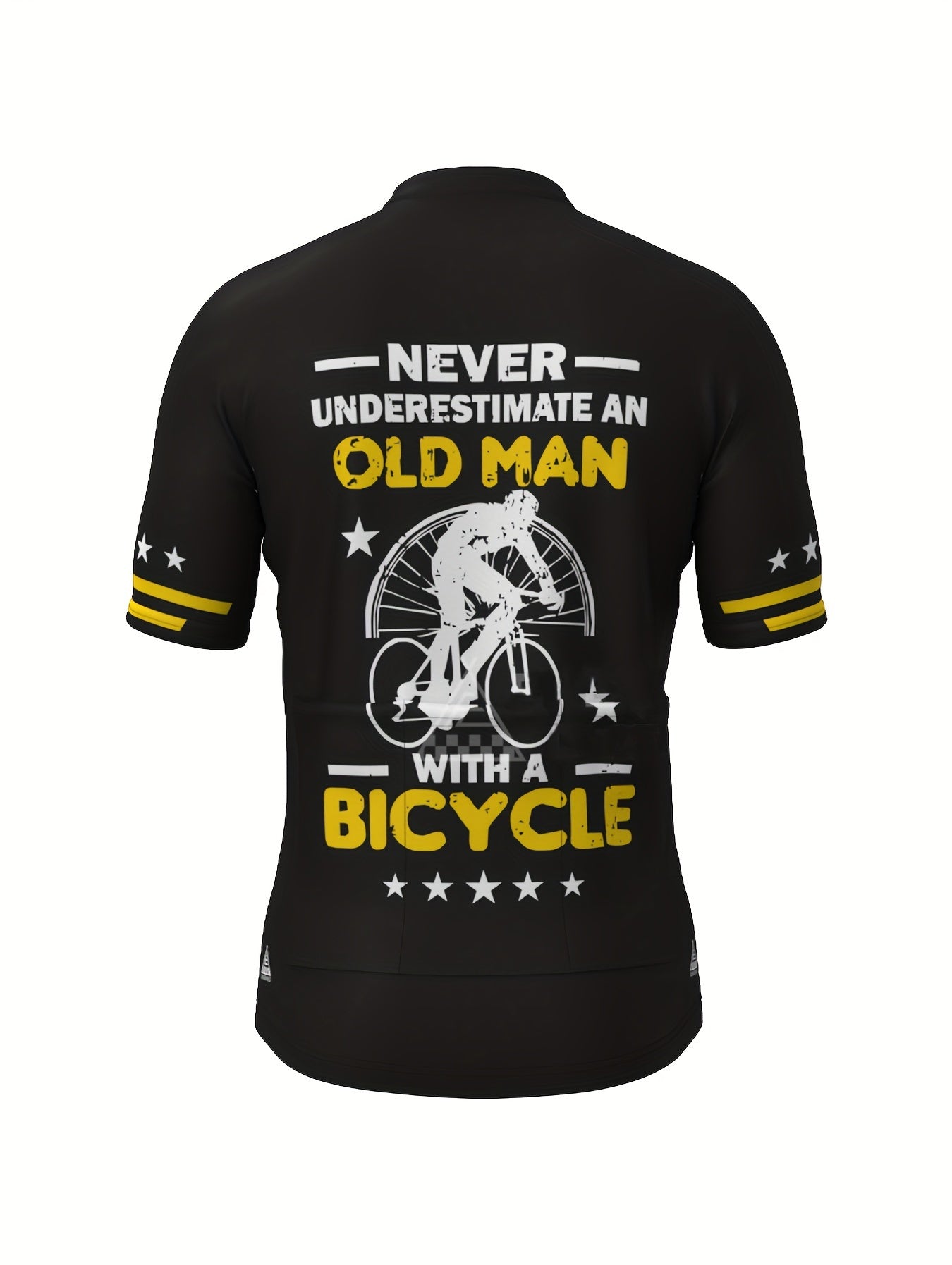 Men's Pattern Cycling Jersey Moisture Wicking Short Sleeve Shirt