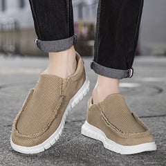 Men's Slip On Canvas Shoes for Walking Jogging
