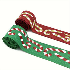 4.57m Christmas Ribbon Candy Mint Cane Ribbon Mint Ribbon DIY Craft Garland