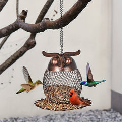Heavy Duty Copper Mesh Frame Bird Feeder