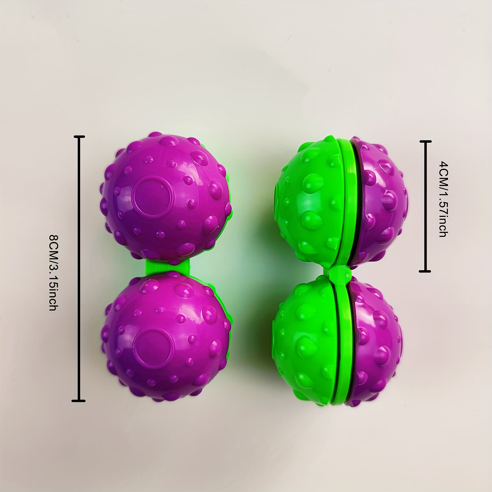 Green and Purple Fidget Spinner Decompression Toy