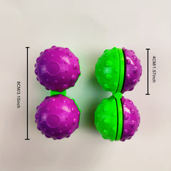 Green and Purple Fidget Spinner Decompression Toy
