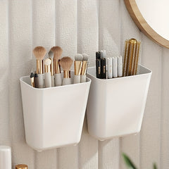 Wall Mounted Storage Box Punch Stick on Storage Rack Student Dormitory