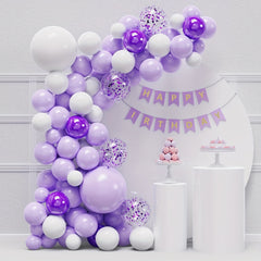 Purple Macaroon Dream Arch Balloon Set for Party