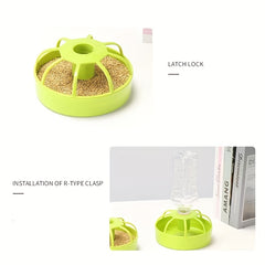 Bird Feeder Chicken Anti-splash Water Feeder & Food Box