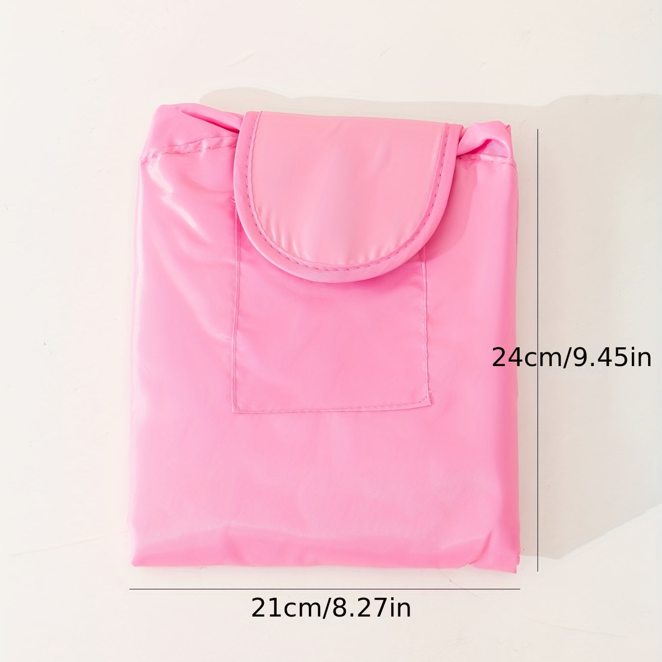 Large Capacity Drawstring Makeup Organizer Lay Flat Makeup Bag