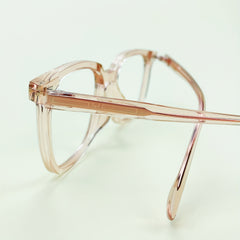 Oversized Square Frame Light-Blocking Glasses