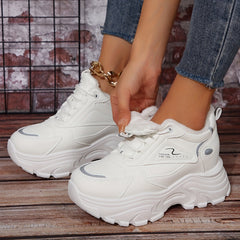 Non Slip Inner Heightening Warm Sneakers for Women