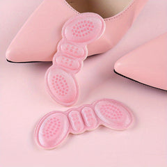 2pcs Butterfly Shape Heel Sticker Anti-slip High Heels Insole