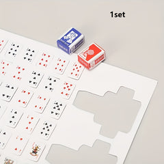 54pcs Mini Poker Card Multiplayer Card Game Family Interactive Game