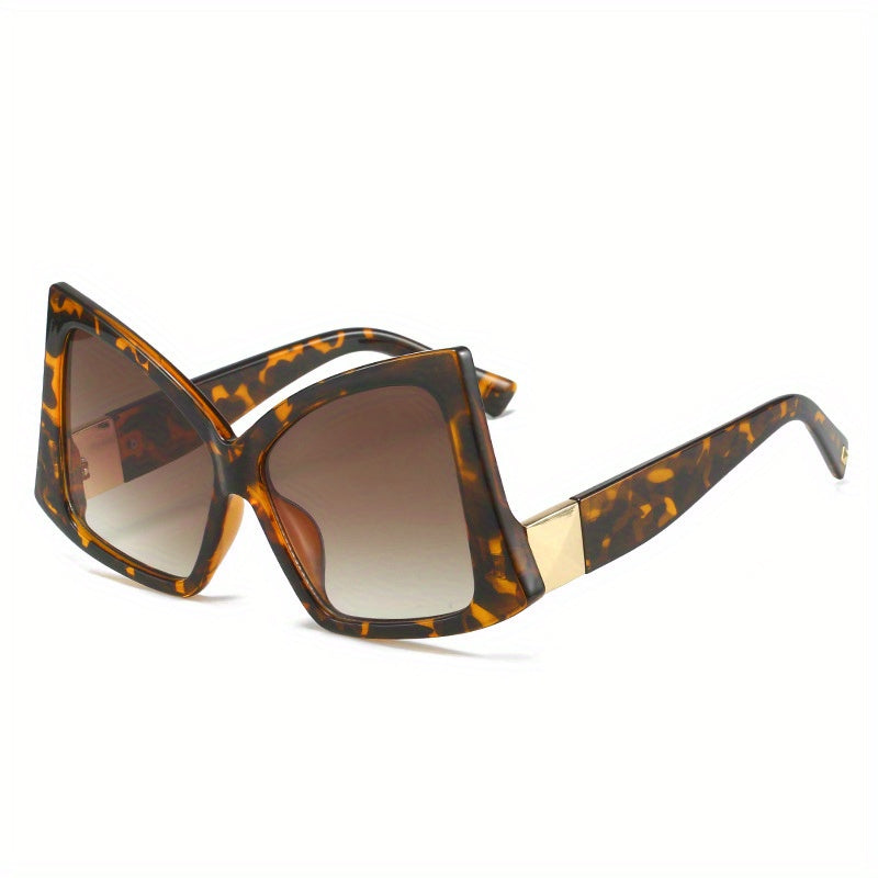 Y2K Oversized Cat Eye Sunglasses Gradient Lens UV400