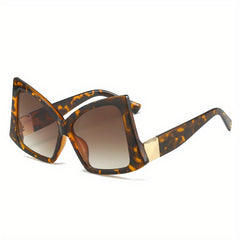 Y2K Oversized Cat Eye Sunglasses Gradient Lens UV400