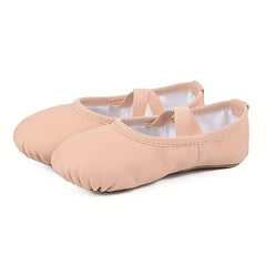 Canvas Ballet Dance Shoes Lace-up Flats Leather Soles