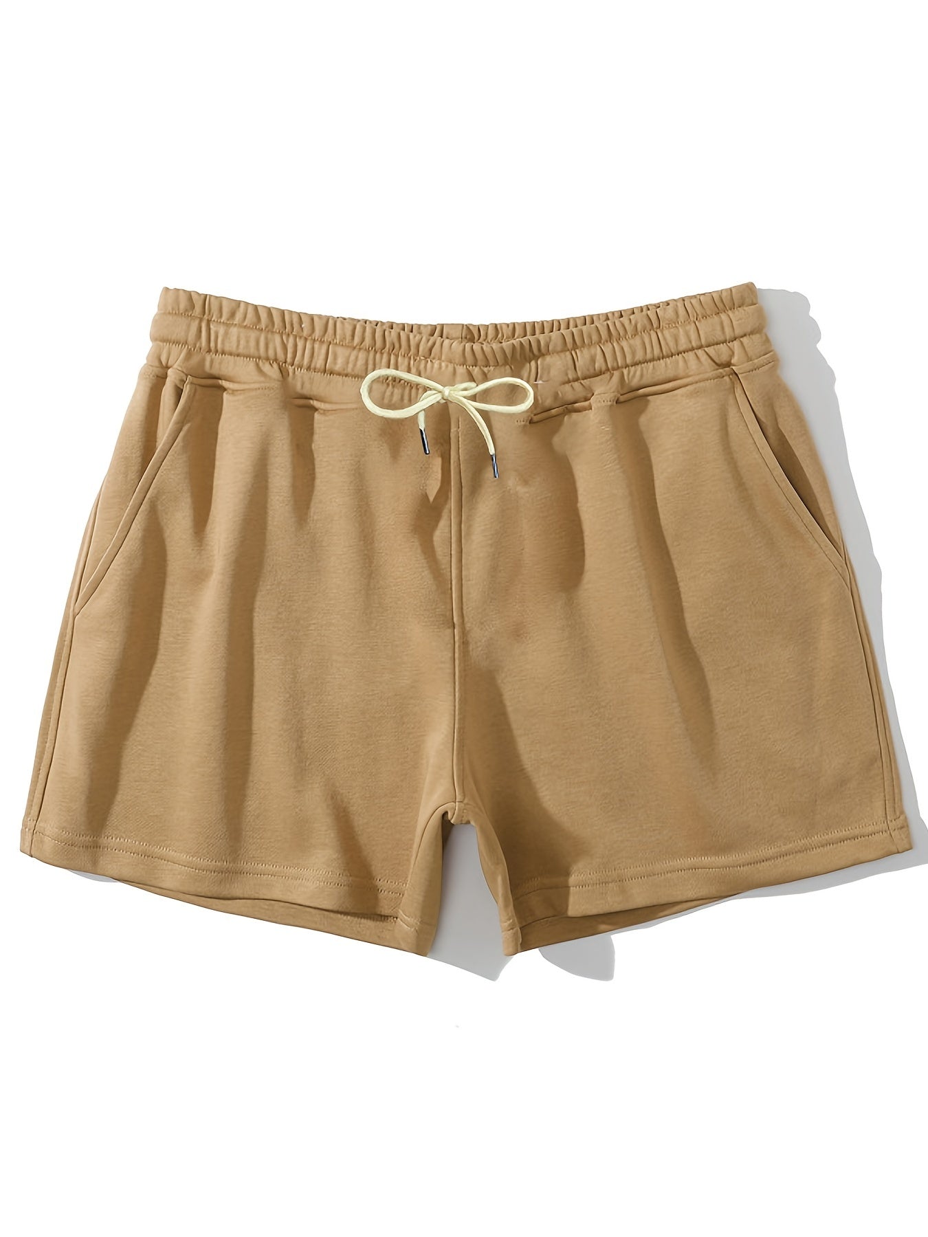 Men's Active Shorts With Pockets Stretch Waist Drawstring Summer