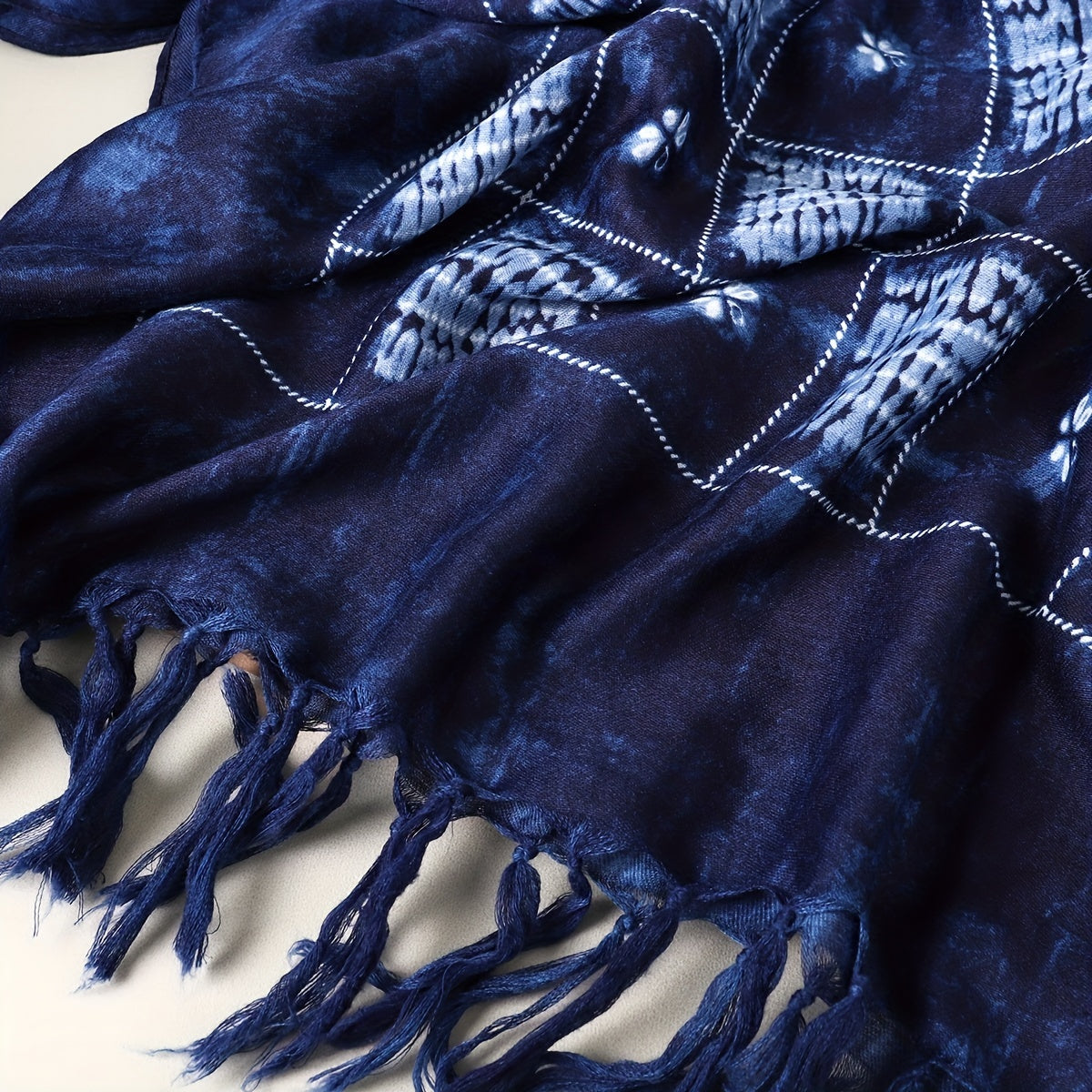 Plaid Scarf Long Warm Fringed Shawl Wrap Casual Breathable Shawl