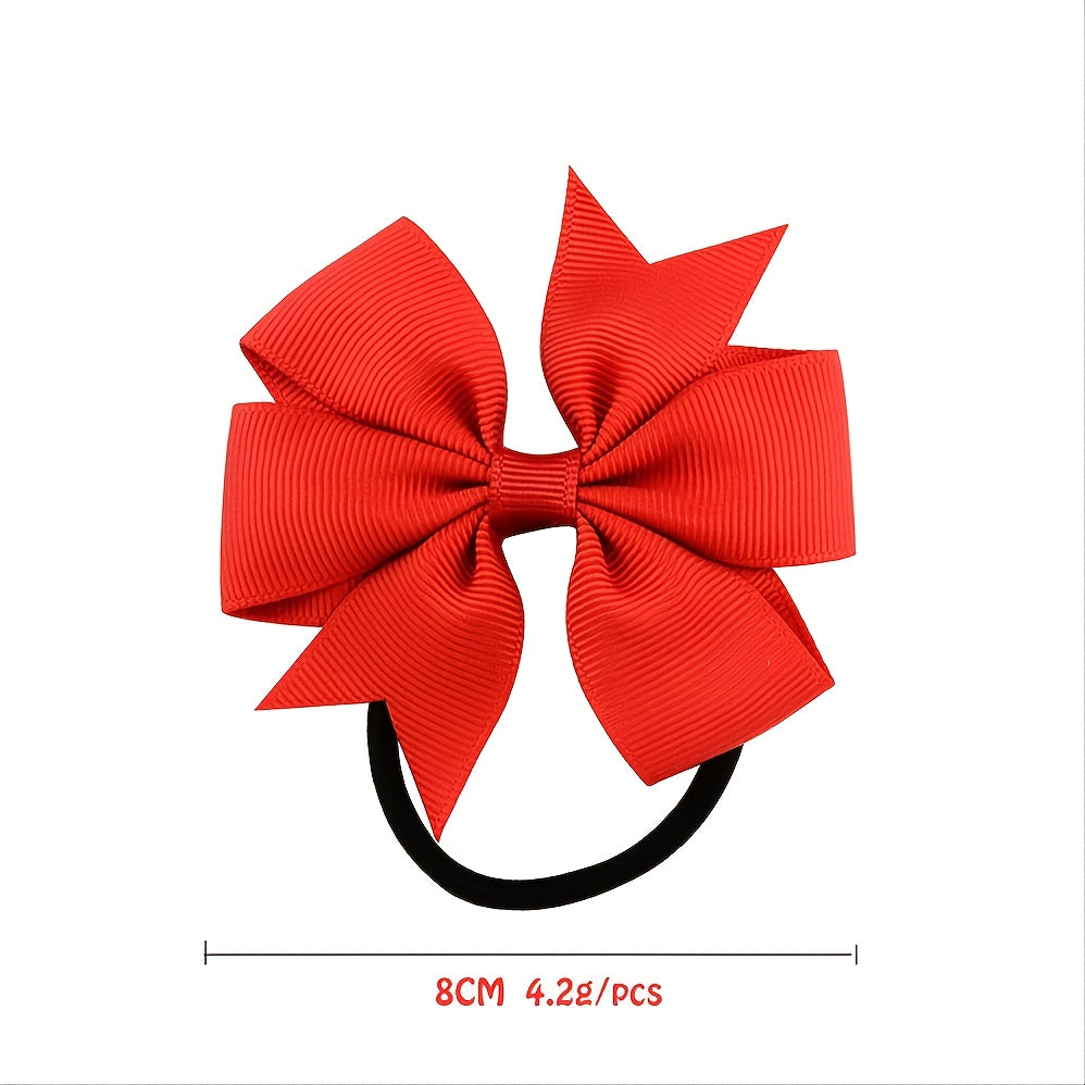 20pcs Kids Ribbon Bow Hair Band Hair Accessories