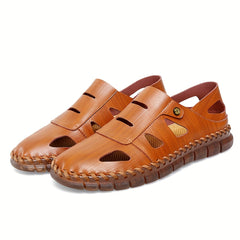 Men's Stitched Sandals - Assorted Colors Walking Shoes