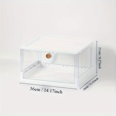 Plastic Shoe Rack Box Stackable Shoe Storage Box Entryway Hallway Bedroom