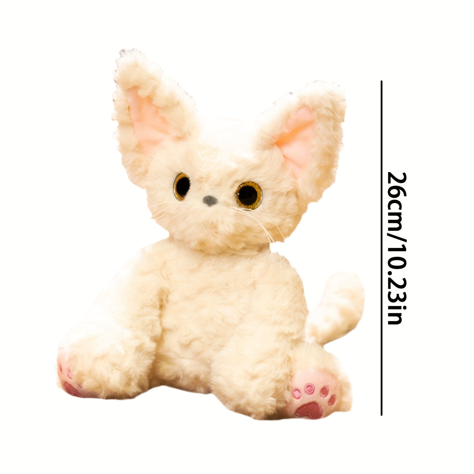 Devon Cat Plush Toy 23in Realistic Stuffed Animal Doll for Home Decoration