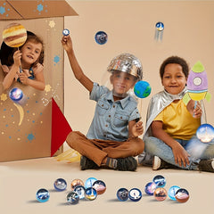 Assorted Bouncy Balls 10pcs Mixed Styles for Party Favors